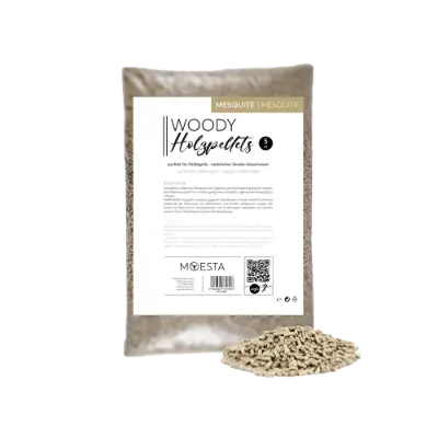 WOODY - Hartholz Mesquite Pellets 5 kg 